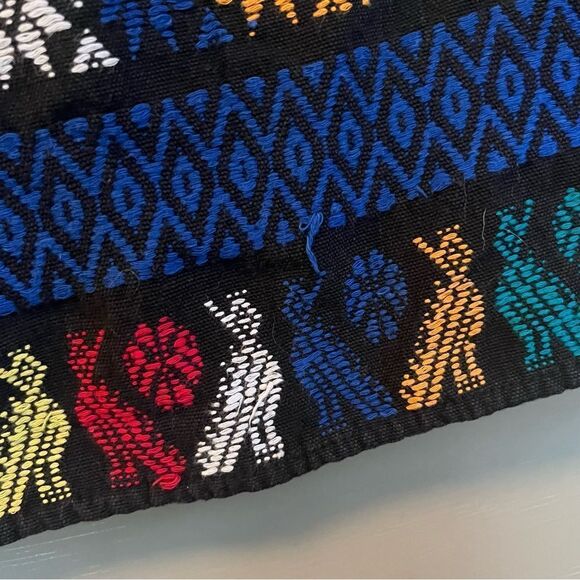 Aries Guatemala Hand Woven Cultural Fast Colors Blazer Jacket - Picture 6 of 10